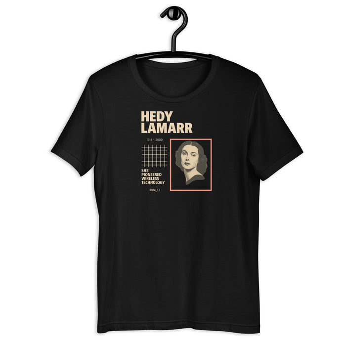 Hedy Lamarr – The Beauty Who Invented the Future - Unisex t-shirt