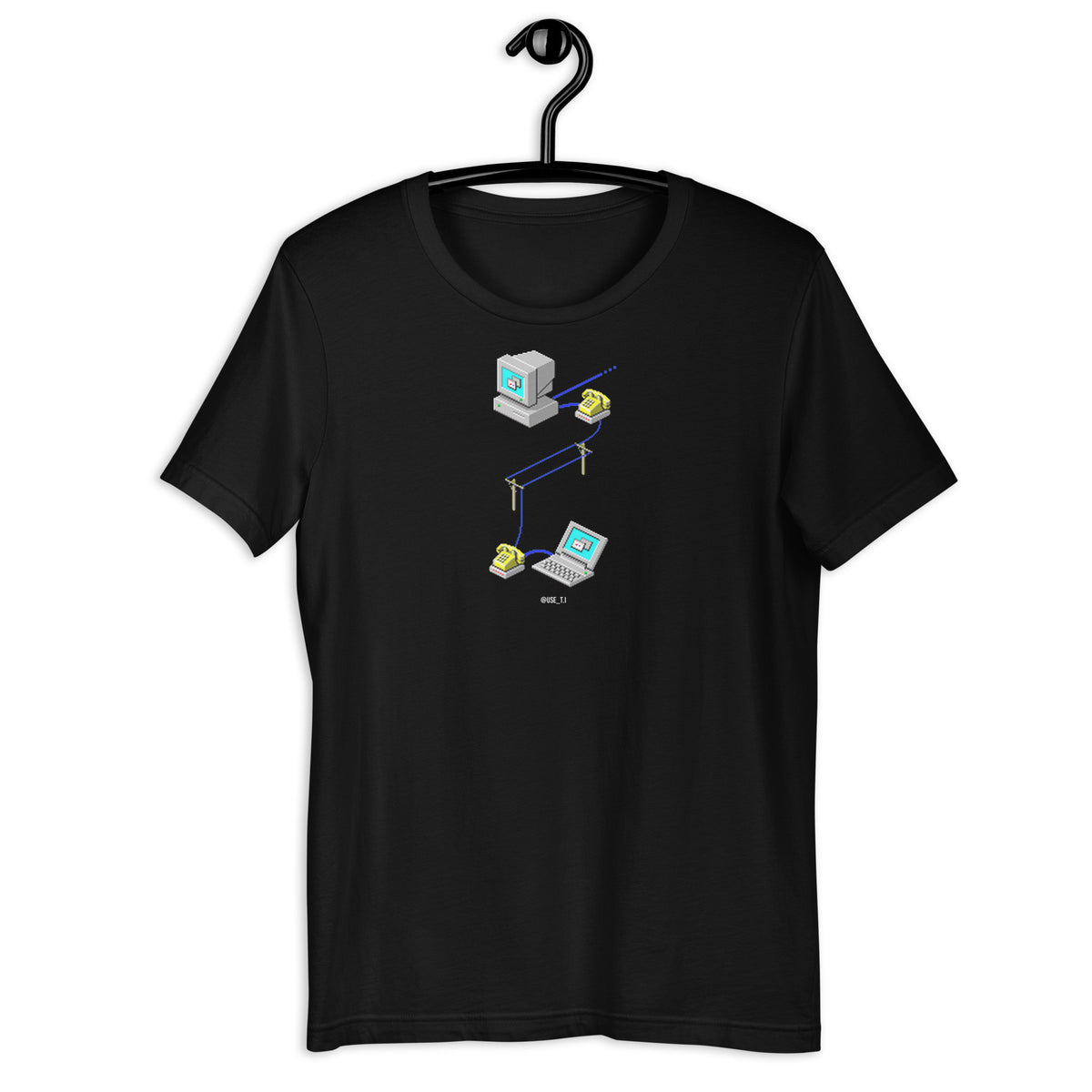 Dial-Up Connection Retro Tee - Unisex t-shirt