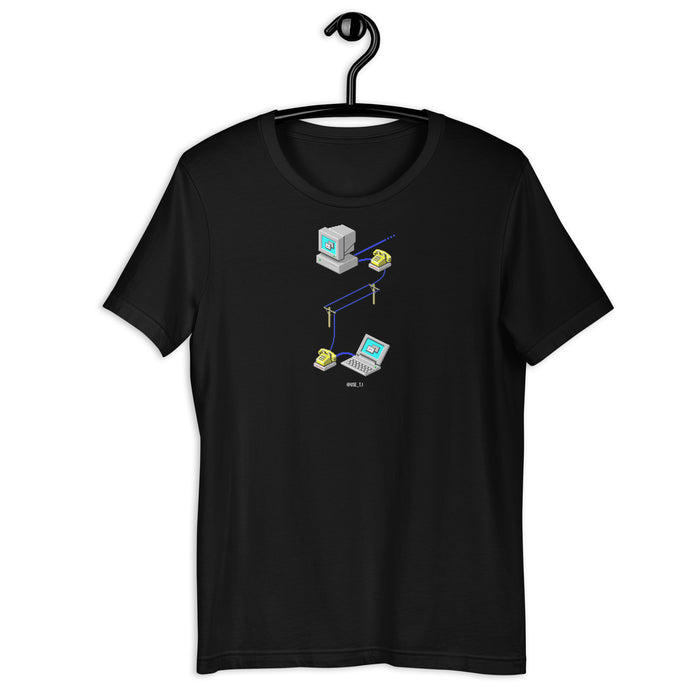 Dial-Up Connection Retro Tee - Unisex t-shirt