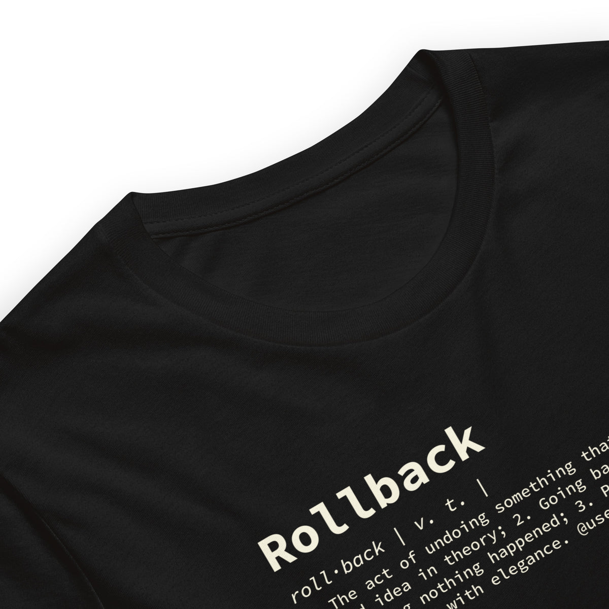 Rollback Definition - Unisex t-shirt