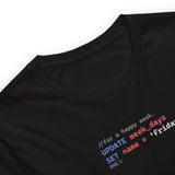 Update Week to Friday - Unisex t-shirt