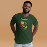 Programmer with Vibrant Colors - Unisex t-shirt
