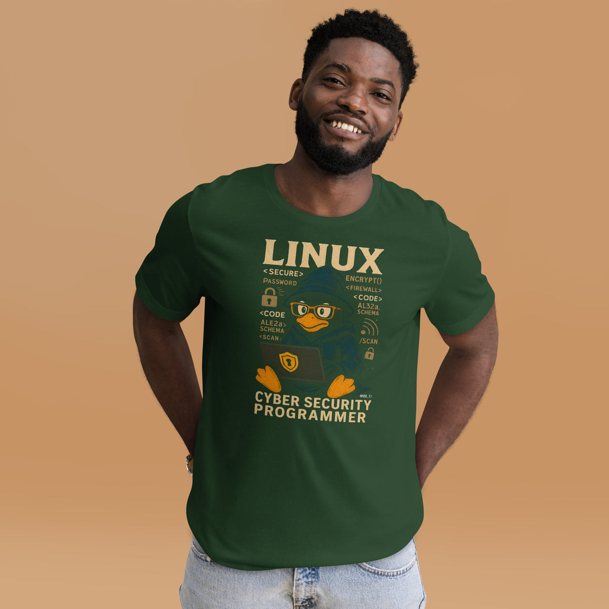 Linux Cyber Security Programmer - Unisex t-shirt