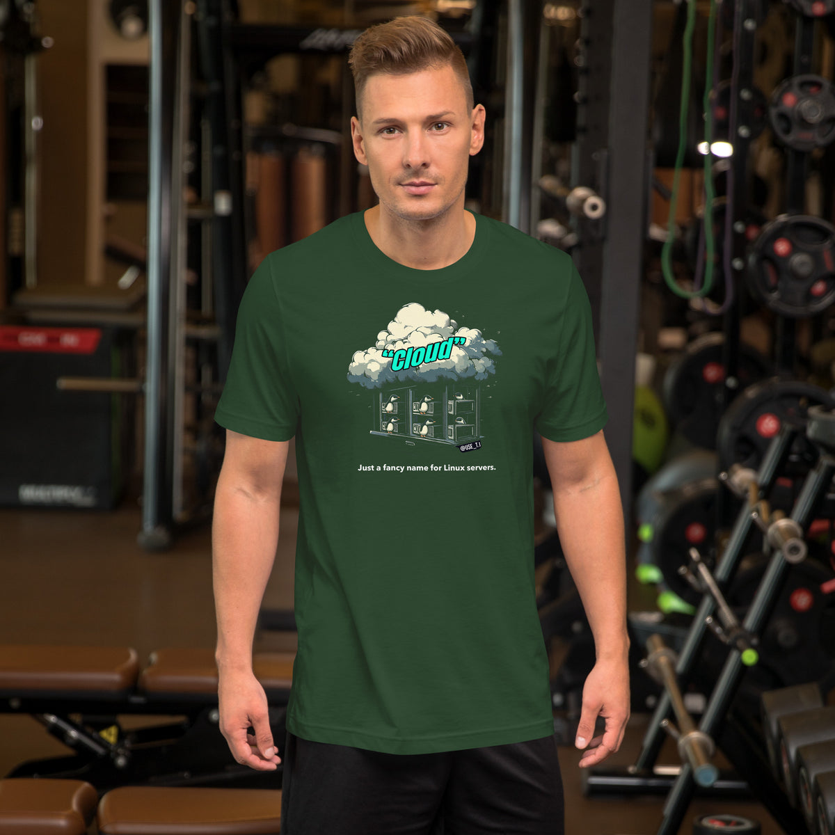 Cloud - Just a Fancy Name for Linux Servers - Unisex t-shirt