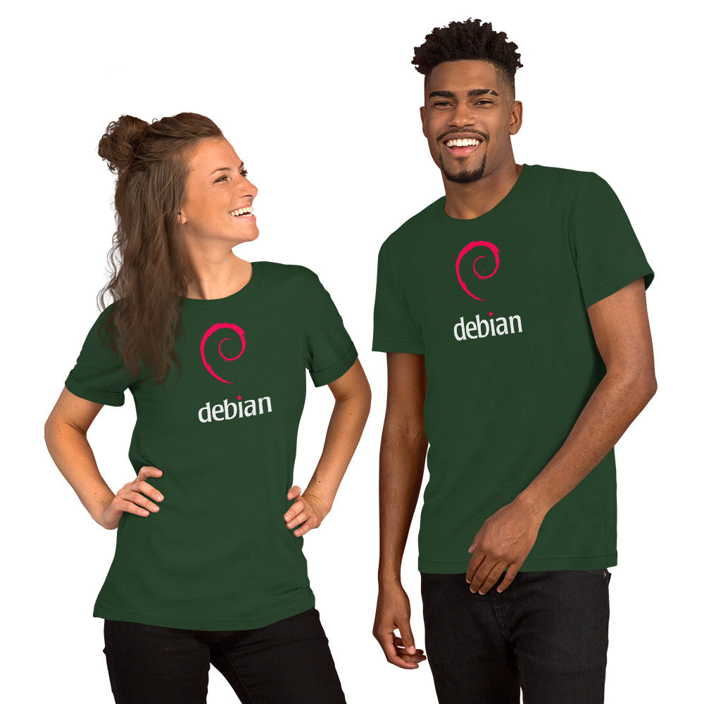 Linux Debian Classic Logo - Unisex t-shirt