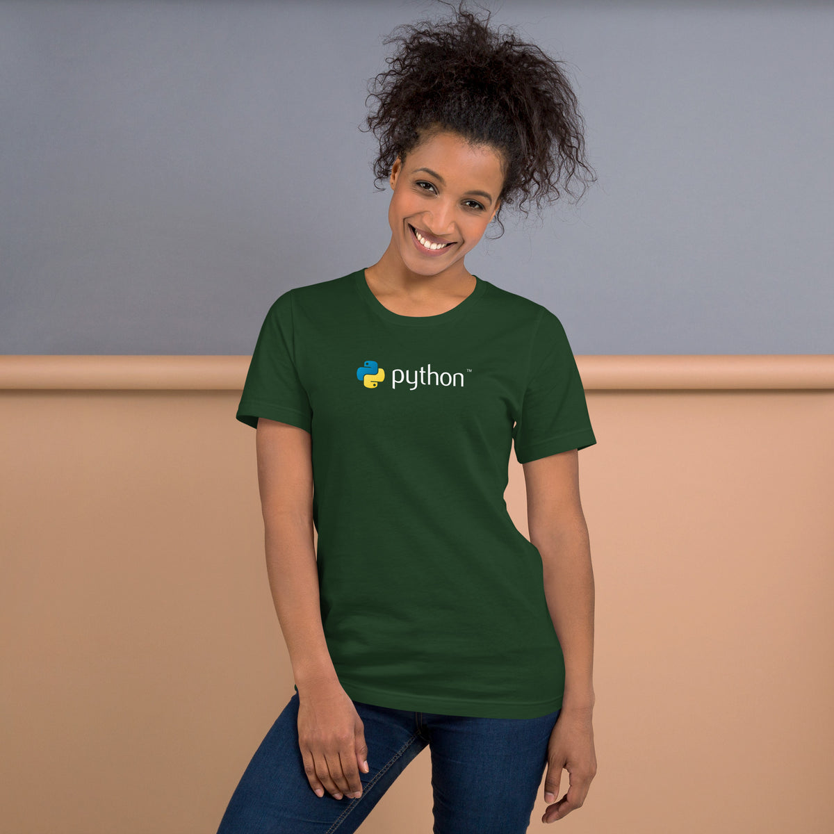 Python Logo - Code with Elegance - Unisex t-shirt