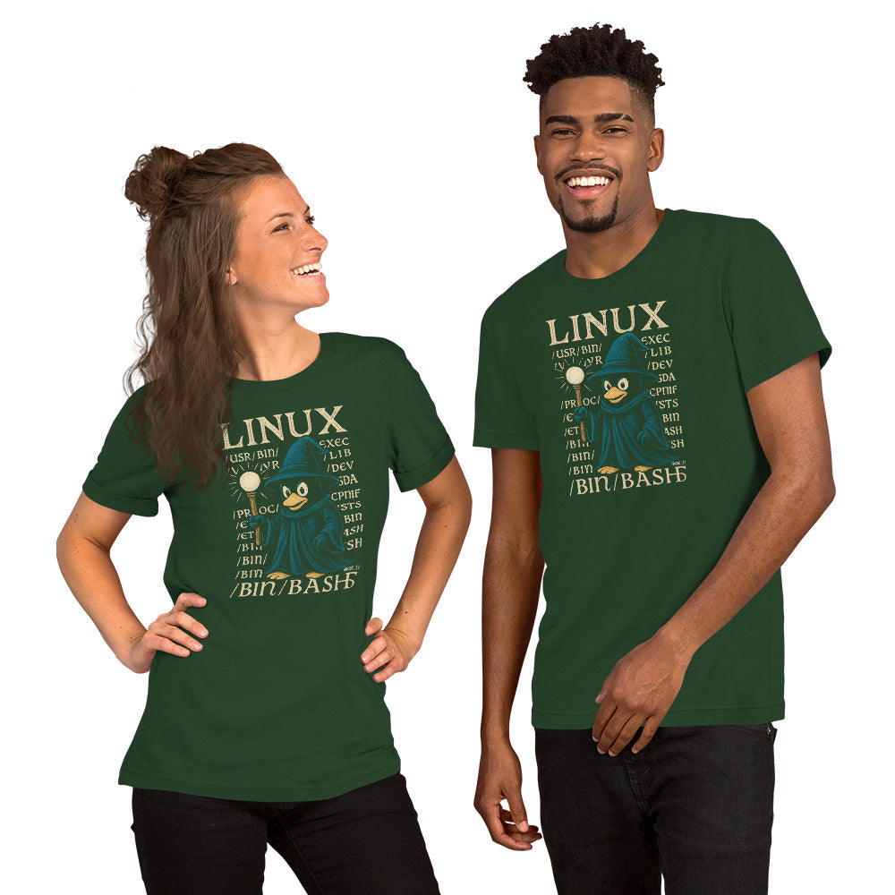 Linux Wizard - /bin/bash Edition - Unisex t-shirt