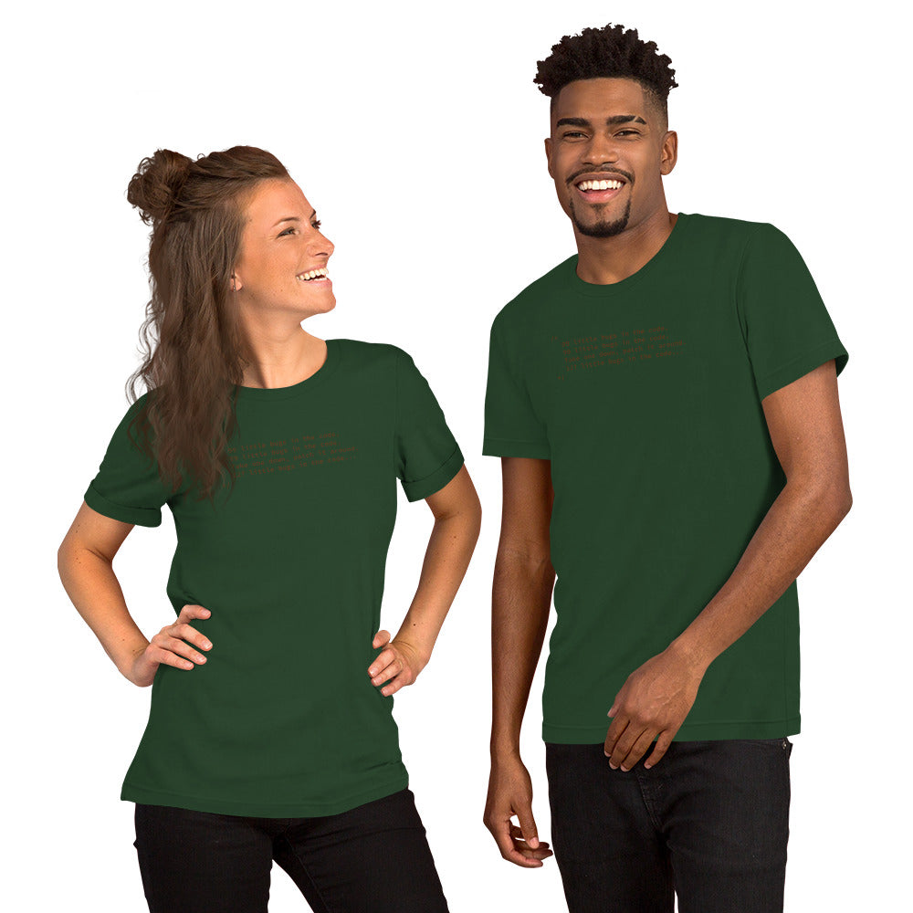 99 Little Bugs in the Code - Unisex t-shirt