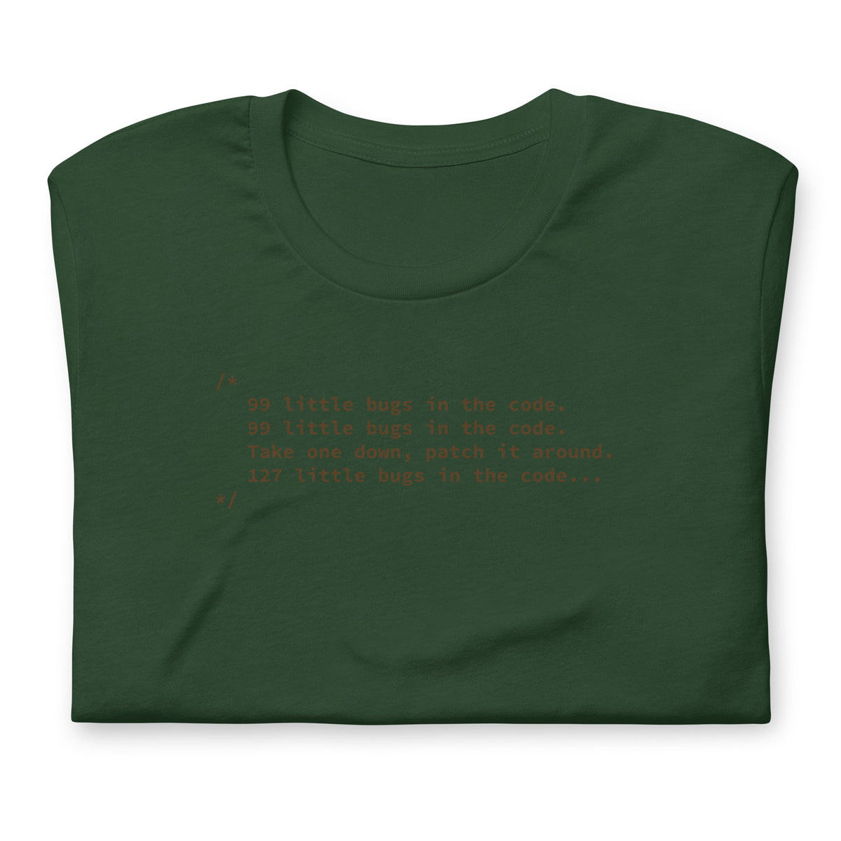 99 Little Bugs in the Code - Unisex t-shirt