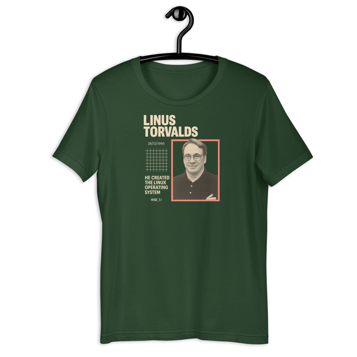 Linus Torvalds – The Father of the Kernel Who Changed the Tech World - Unisex t-shirt