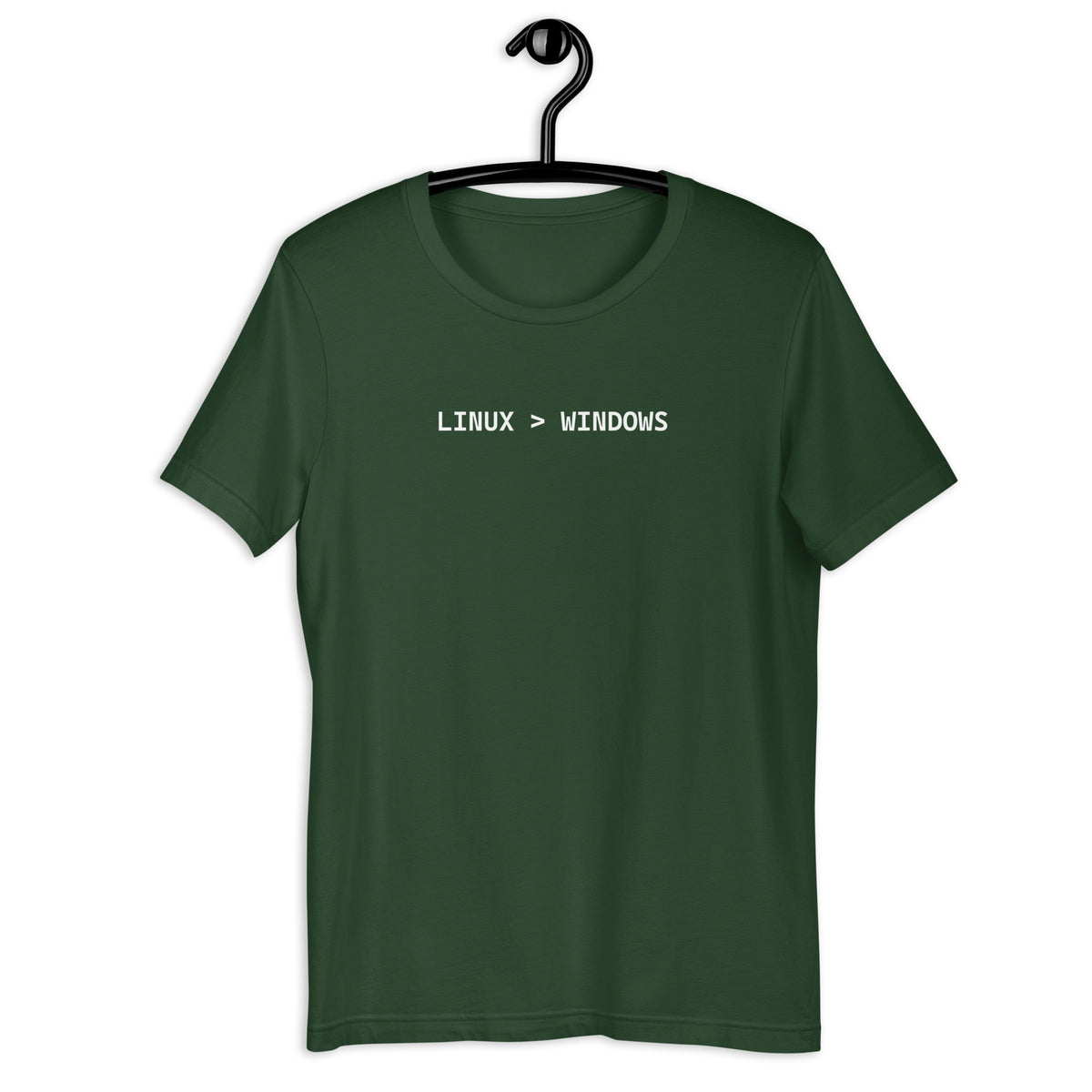 Linux > Windows Programmer - Unisex t-shirt