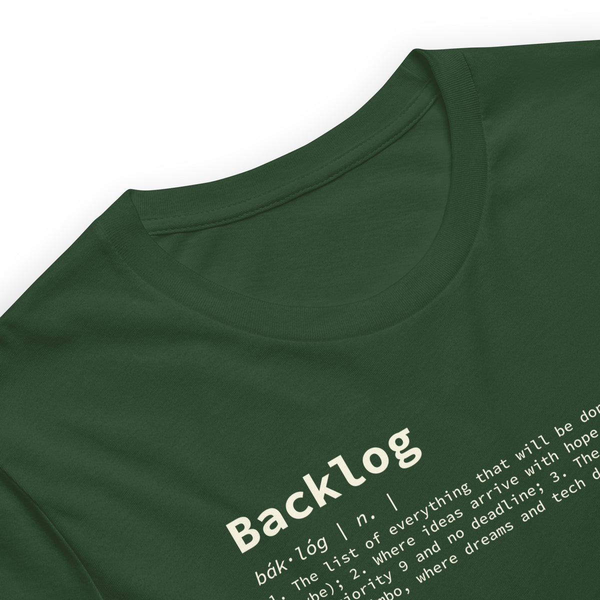 Backlog Definition - Unisex t-shirt