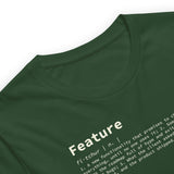 Feature Definition - Unisex t-shirt