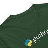 Python Logo - Code with Elegance - Unisex t-shirt