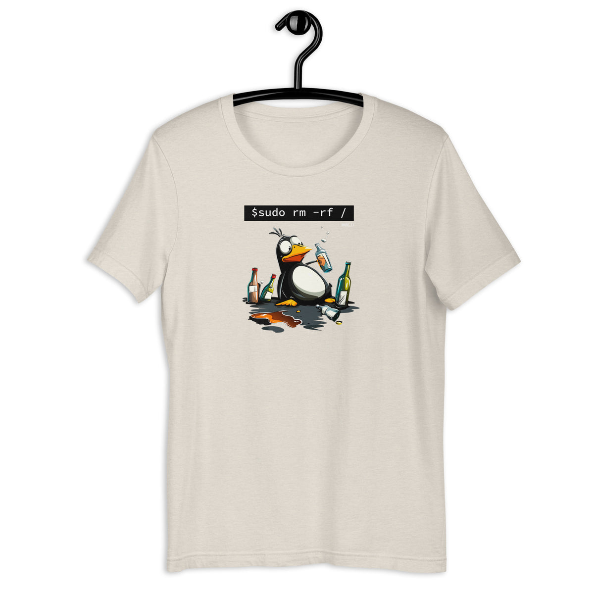 $ sudo rm -rf / — Drunk Linux Edition - Unisex t-shirt