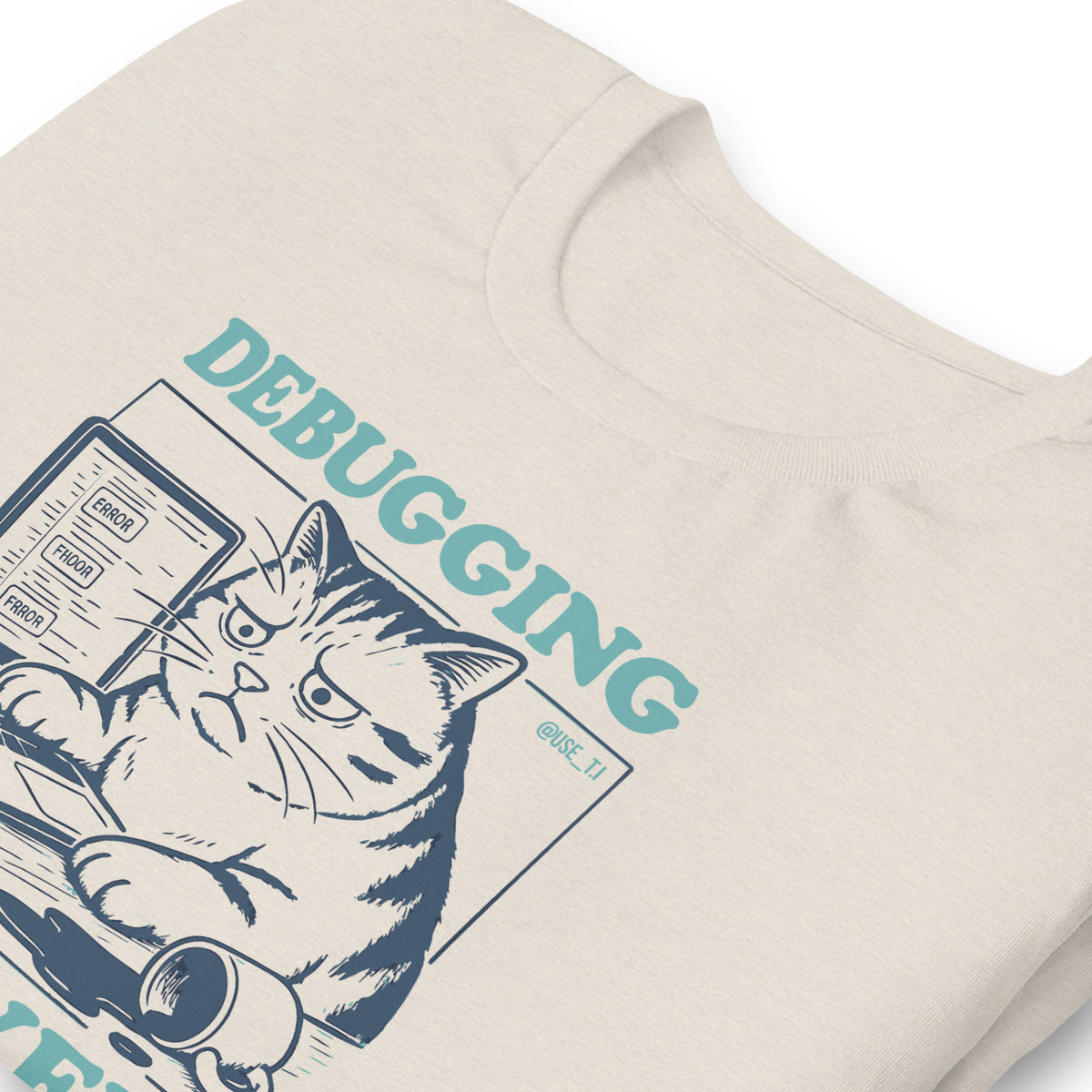 Debugging Forever - Cat Edition - Unisex t-shirt