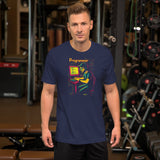 Programmer with Vibrant Colors - Unisex t-shirt