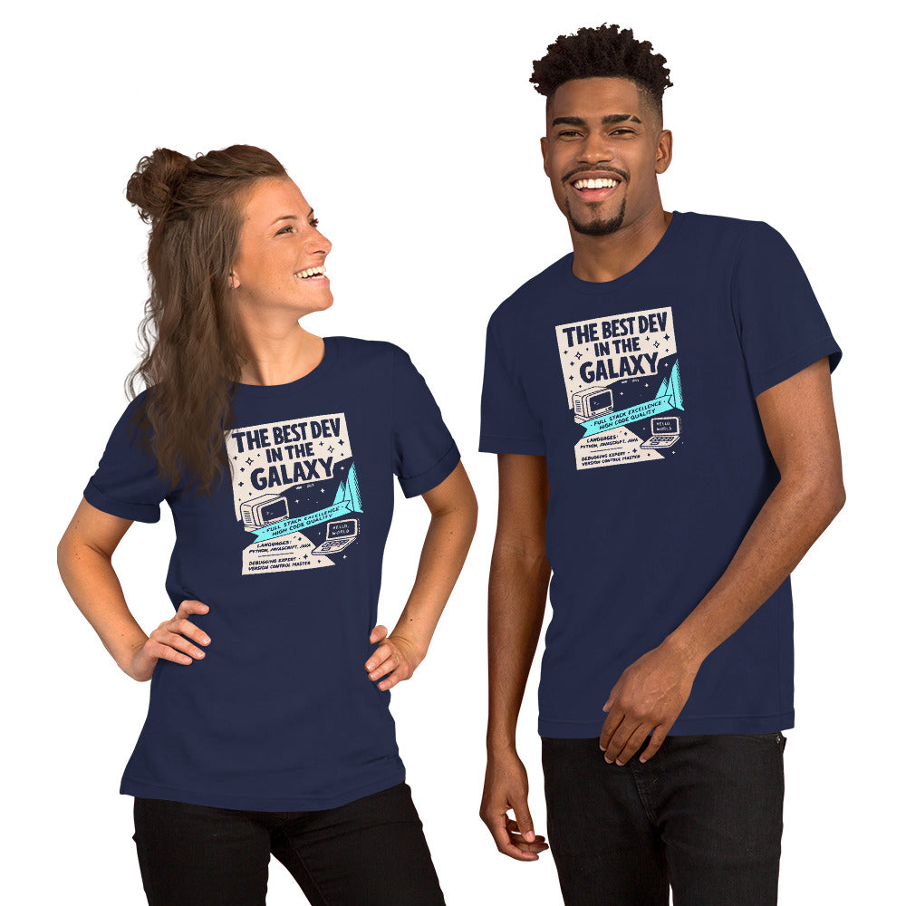 The Best Dev in the Galaxy - Unisex t-shirt