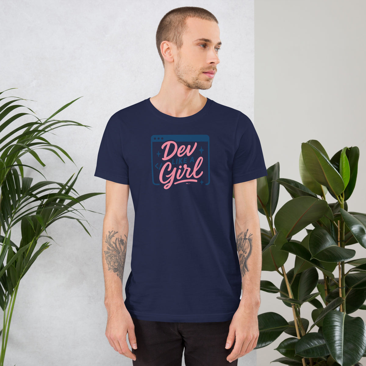 Dev Like a Girl - Unisex t-shirt