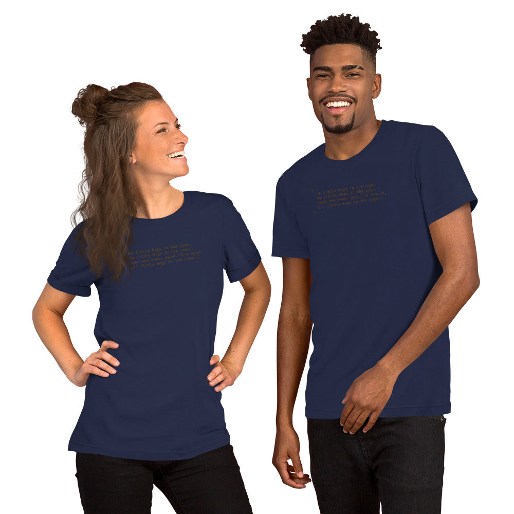 99 Little Bugs in the Code - Unisex t-shirt