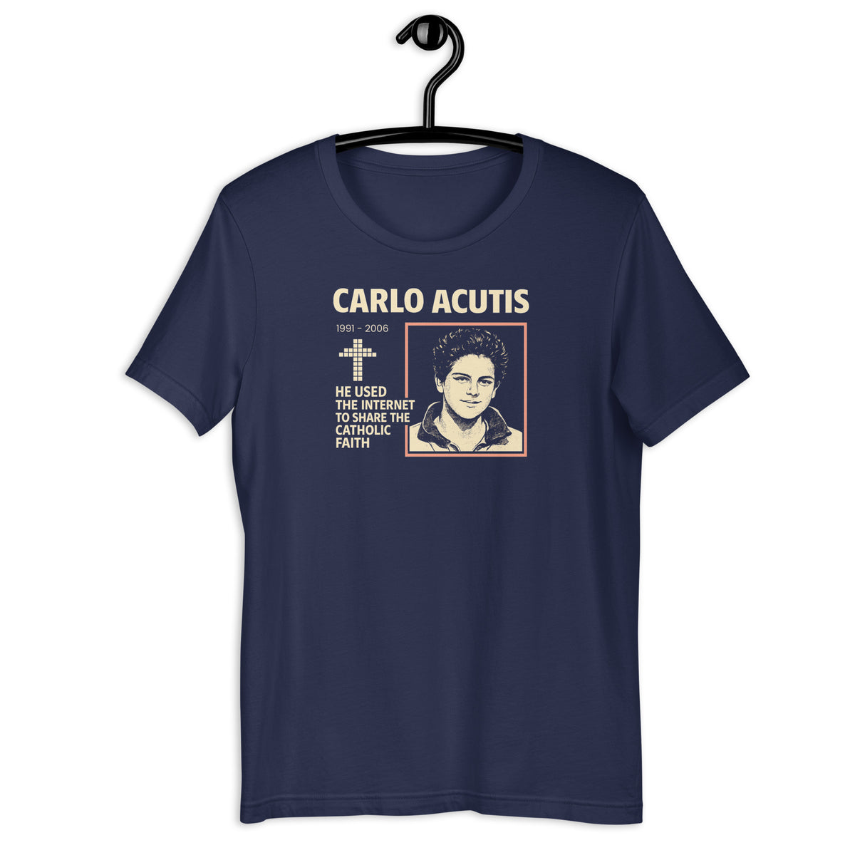 Carlo Acutis Digital Faith Tee - Unisex t-shirt