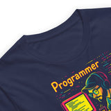 Programmer with Vibrant Colors - Unisex t-shirt