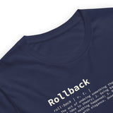 Rollback Definition - Unisex t-shirt