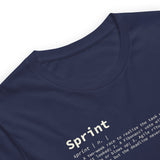 Sprint Definition - Unisex t-shirt