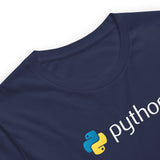 Python Logo - Code with Elegance - Unisex t-shirt