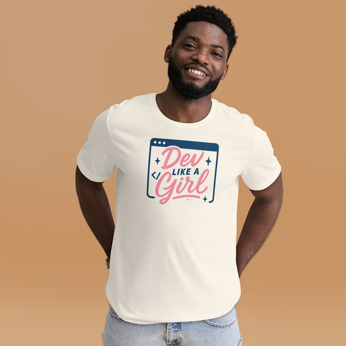 Dev Like a Girl - Unisex t-shirt