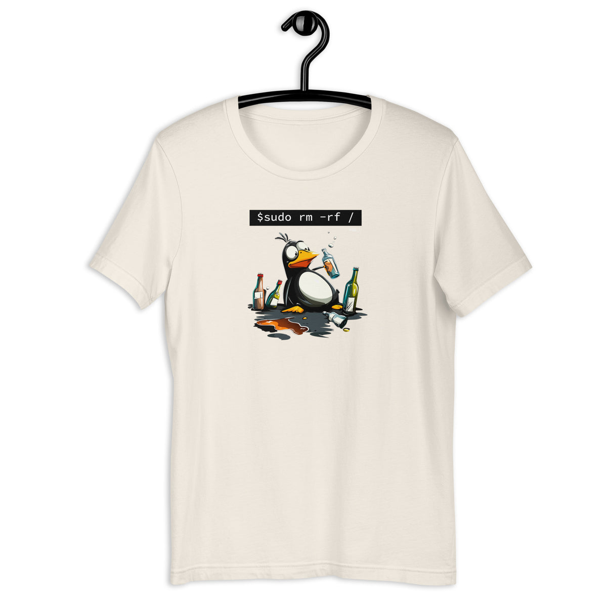 $ sudo rm -rf / — Drunk Linux Edition - Unisex t-shirt