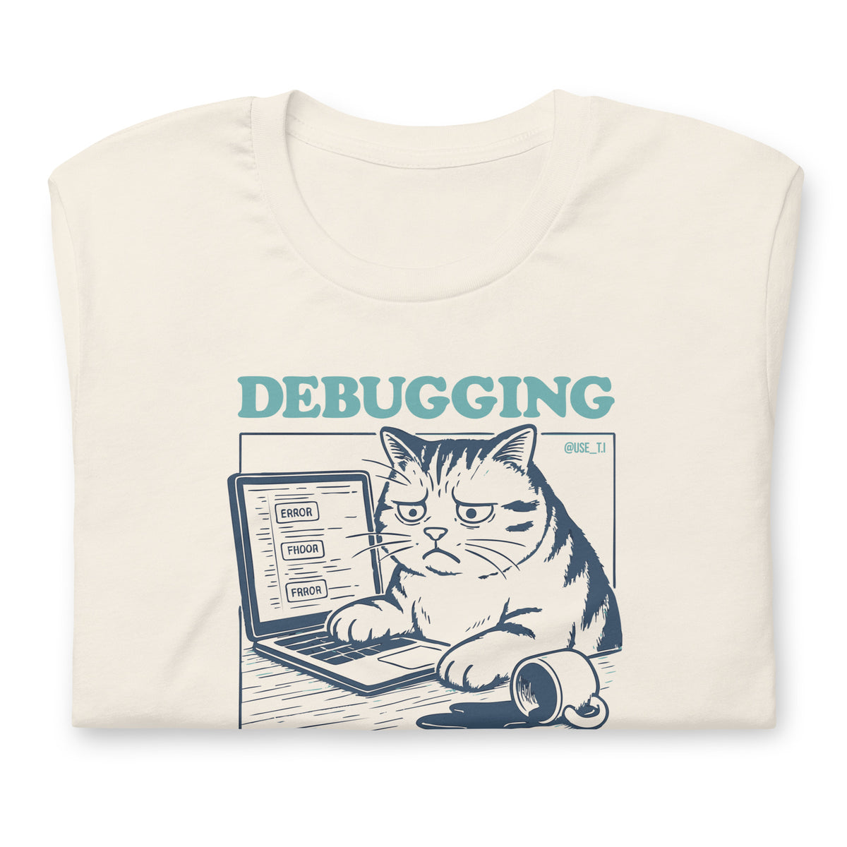 Debugging Forever - Cat Edition - Unisex t-shirt