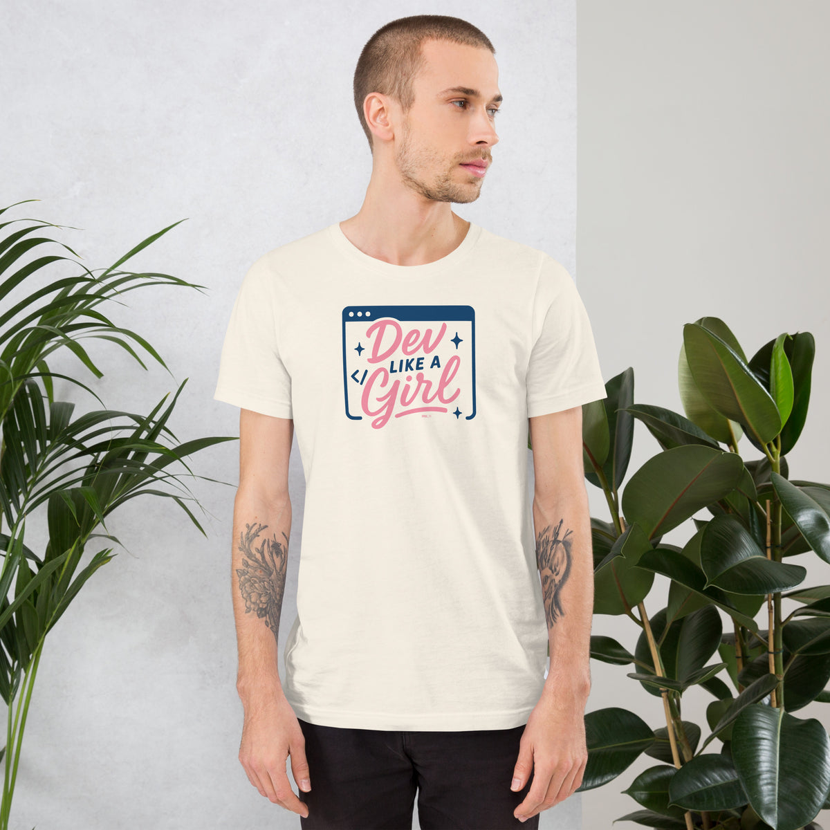 Dev Like a Girl - Unisex t-shirt