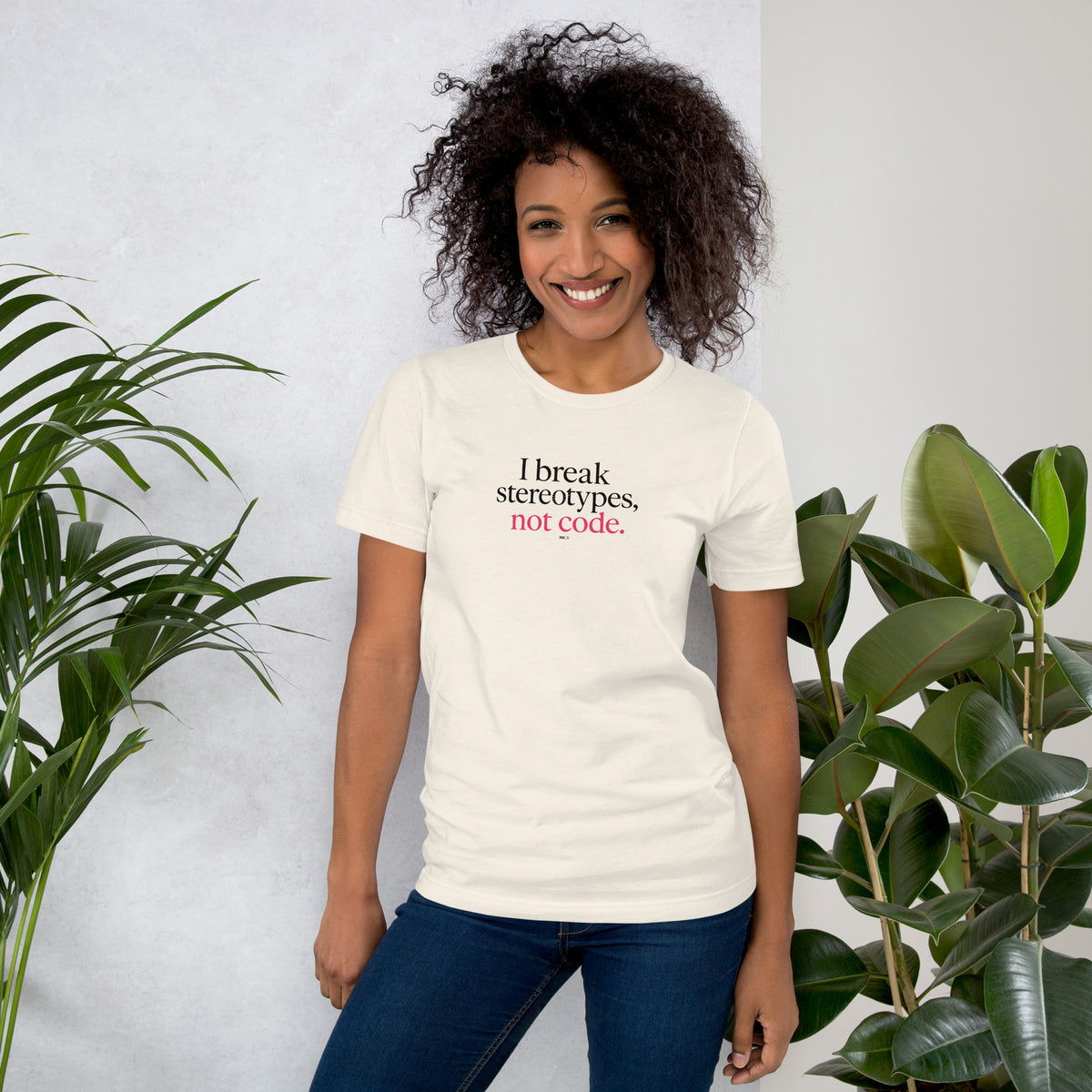 I Break Stereotypes, Not Code - Unisex t-shirt
