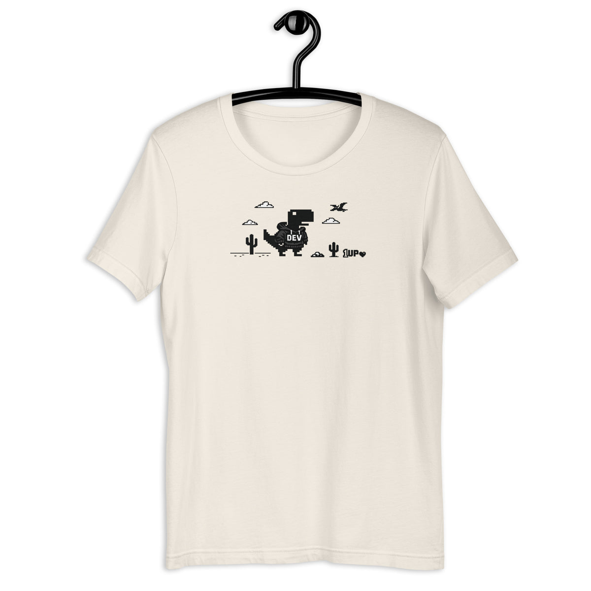 Dino Dev 1UP - Unisex t-shirt