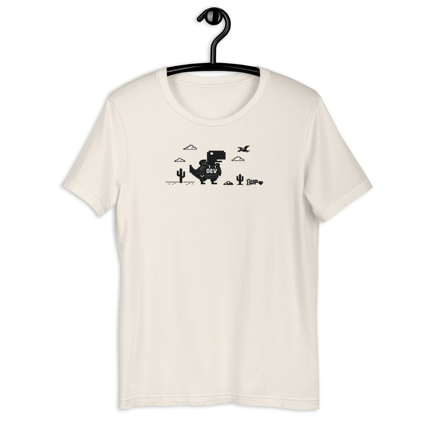 Dino Dev 1UP - Unisex t-shirt