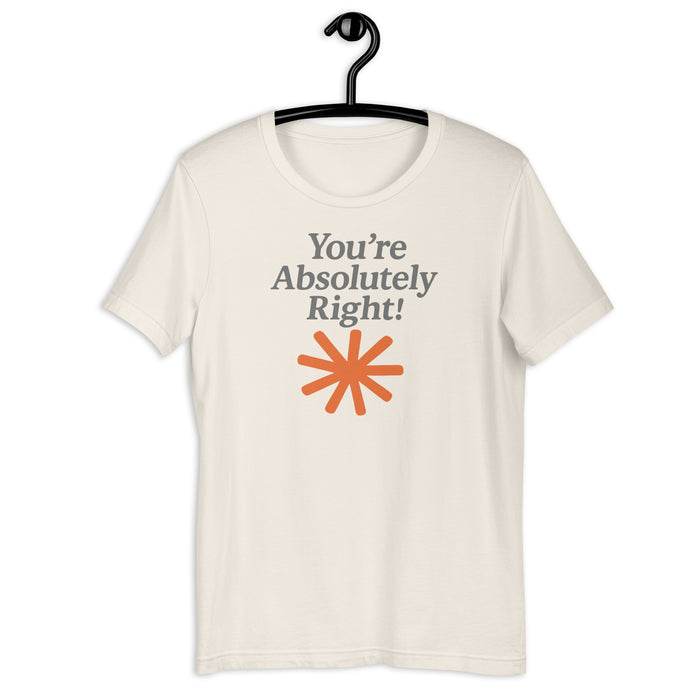 You're Absolutely Right! - Unisex t-shirt