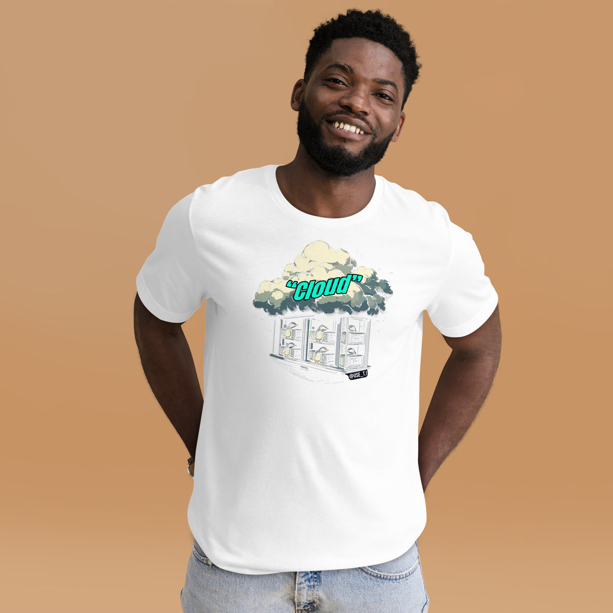 Cloud - Just a Fancy Name for Linux Servers - Unisex t-shirt