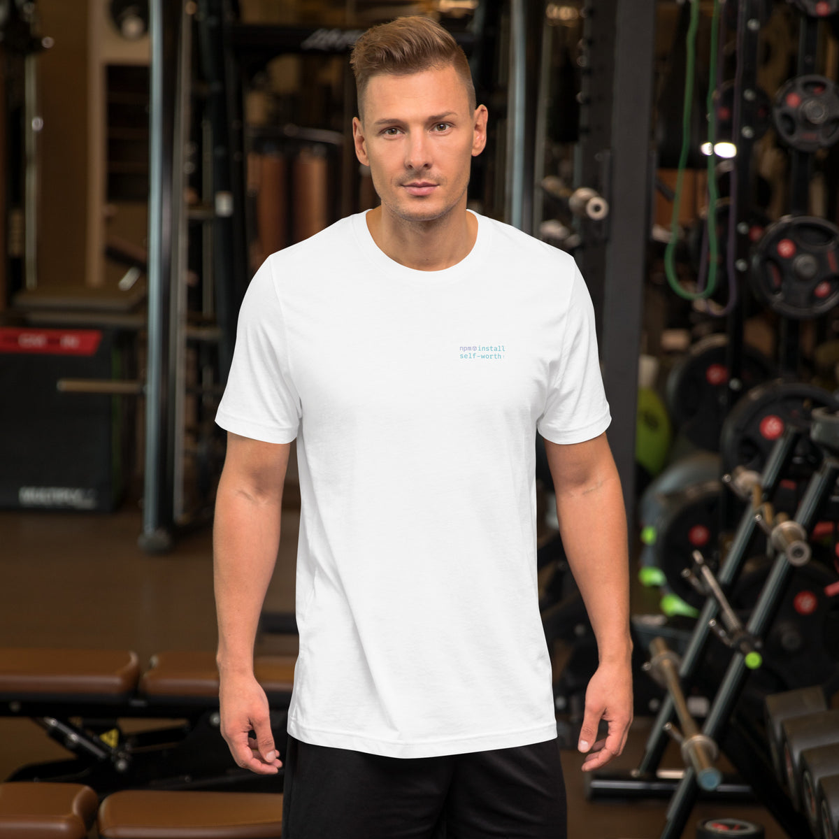 npm install self-worth - Unisex t-shirt