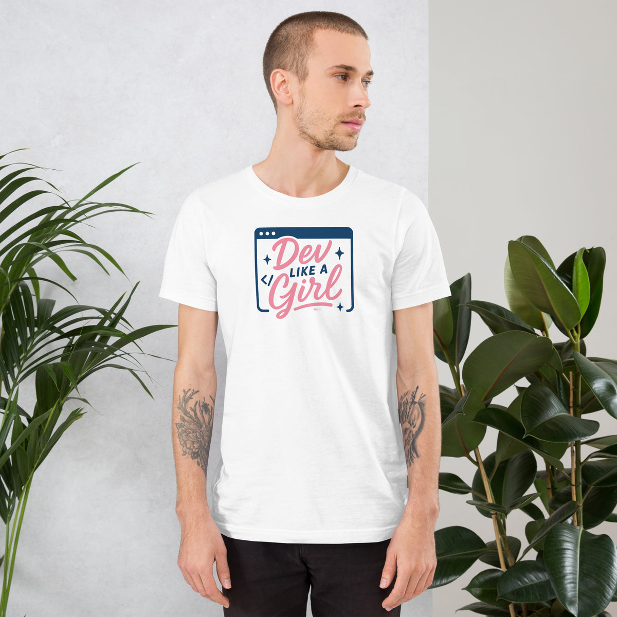 Dev Like a Girl - Unisex t-shirt