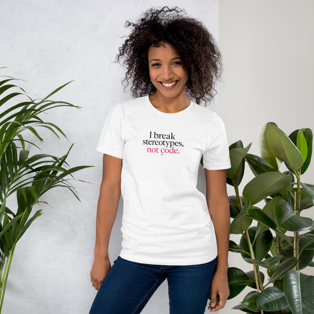 I Break Stereotypes, Not Code - Unisex t-shirt