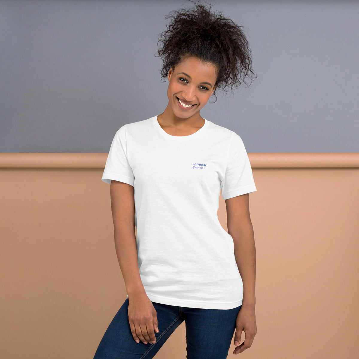 self.deploy(fearless) - Unisex t-shirt