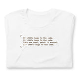99 Little Bugs in the Code - Unisex t-shirt