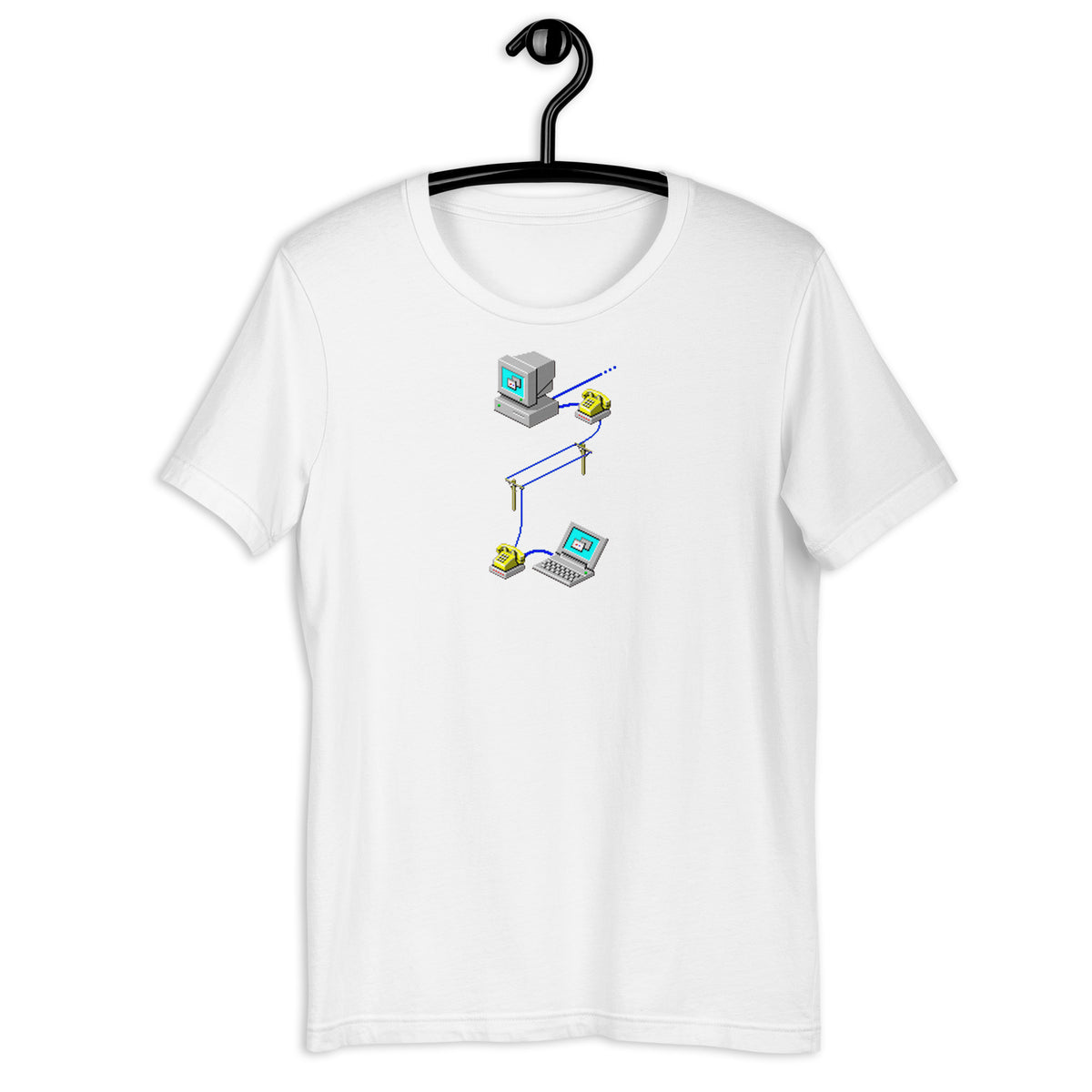 Dial-Up Connection Retro Tee - Unisex t-shirt