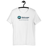Netscape Internet Service  - Unisex t-shirt