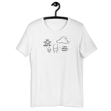 Dad, What are clouds made of - Unisex t-shirt