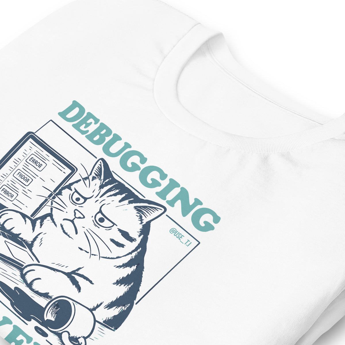 Debugging Forever - Cat Edition - Unisex t-shirt