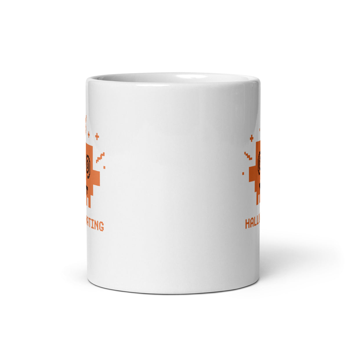 Claude Hallucinating - White glossy mug
