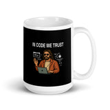 In Code We Trust - White glossy mug