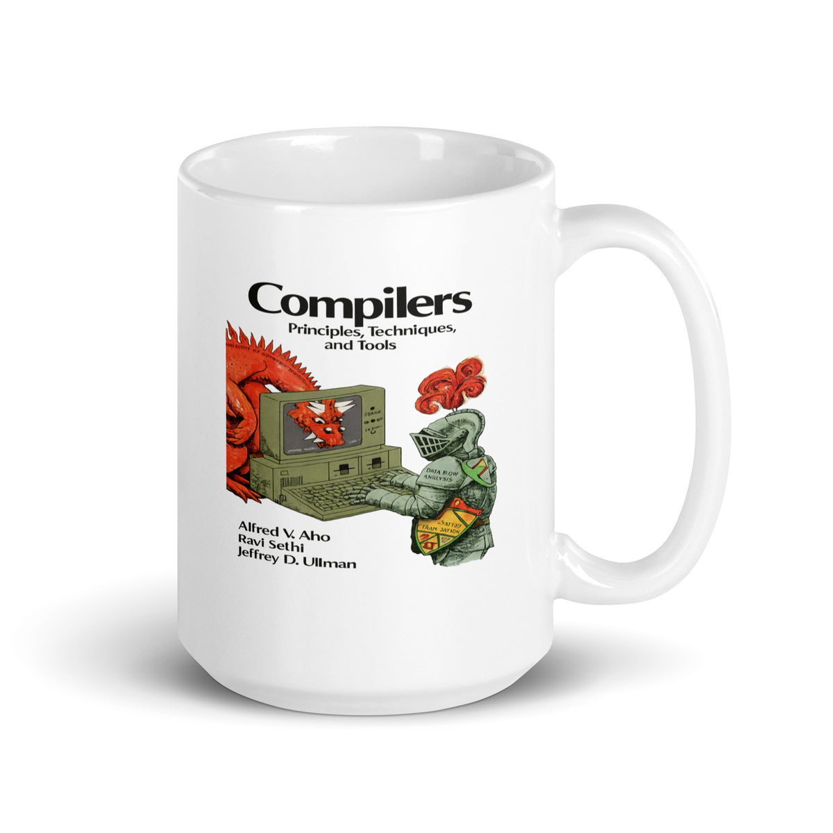 Compilers Principles, Techniques, and Tools - White glossy mug